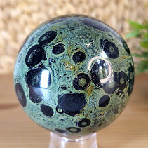 Kambaba jasper stone in the shape of a ball with a diameter of 7.2 cm