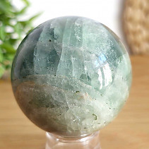 Fluorite stone in the shape of a ball with a diameter of 6.3 cm