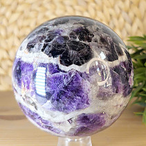 Amethyst stone in the shape of a ball with a diameter of 10 cm