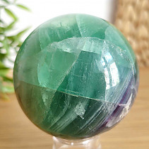 Ball of fluorite stone with a diameter of 7.3 cm