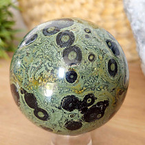 Kambaba jasper stone in the shape of a ball 757 grams