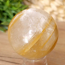 Crystal stone with limonite in the shape of a ball 281 grams