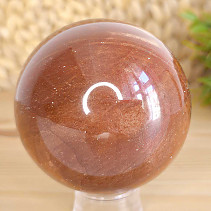 Red jasper stone in the shape of a sphere 531 grams