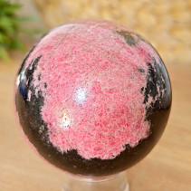 Rhodonite stone in the shape of a ball 528 grams