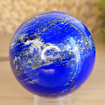 Lapis lazuli stone in the shape of a ball 407 grams