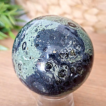 Kambaba jasper stone in the shape of a ball 331 grams