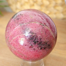 Rhodonite stone in the shape of a ball 441 grams