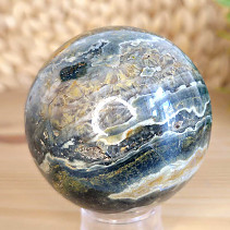 Ocean jasper stone in the shape of a sphere 347 grams