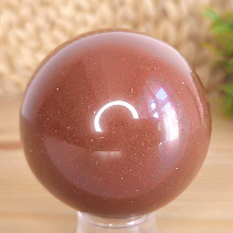 Red jasper stone in the shape of a ball 388 grams