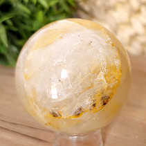 Crystal stone with limonite in the shape of a ball 406 grams