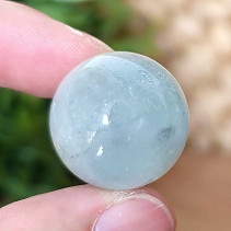 Aquamarine stone in the shape of a ball 16.2 grams