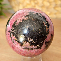 Rhodonite stone in the shape of a ball 483 grams