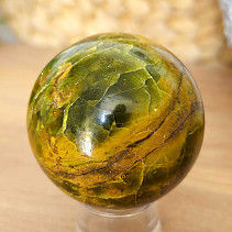 Green opal stone in the shape of a ball 238 grams