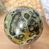 Kambaba jasper stone in the shape of a ball 865 grams