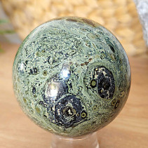 Kambaba jasper stone in the shape of a sphere 479 grams