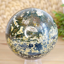 Stone jasper ocean in the shape of a sphere 836 grams