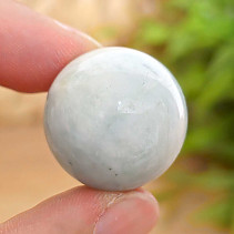 Aquamarine stone in the shape of a ball with a diameter of 2.2 cm