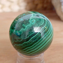 Ball-shaped malachite stone 194 grams