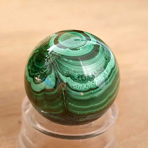 Malachite stone in the shape of a ball 40 grams