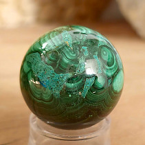 Ball-shaped malachite stone 92 grams