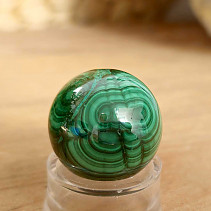 Malachite stone in the shape of a ball 45 grams