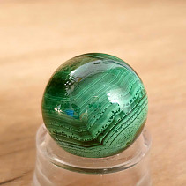 Ball-shaped malachite stone 34 grams