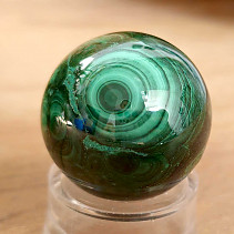 Ball-shaped malachite stone 63 grams