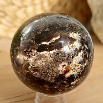 Dark opal stone in the shape of a ball 436 grams