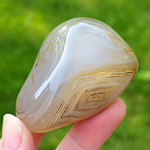 Smooth sardonyx agate stone 98 grams