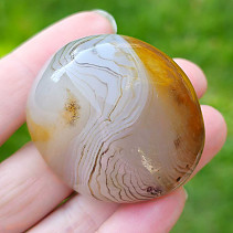 Smooth sardonyx agate stone 70 grams