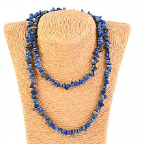 Dlouhý náhrdelník kousky kamenů - Lapis lazuli