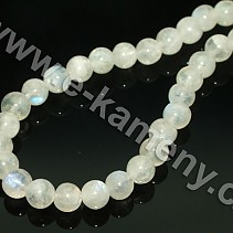 Moonstone necklace in the shape of small balls