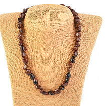 Mahogany Obsidian Necklace irregular stones