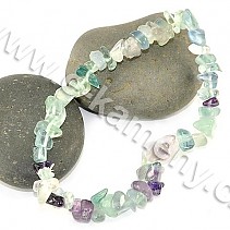 Bracelet pieces of stones - Fluorite