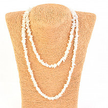 Long necklace with stones - Moonstone