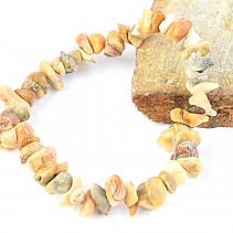 Bracelet pieces of stones - Gold Agate