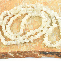 Long necklace pieces of stone - Moonstone