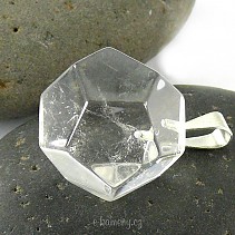 Faceted crystal pendant (jewelry) 2.3 cm