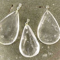 Crystal drop pendant shape (jewelery) 4 cm