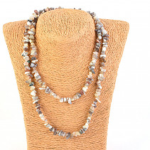 Long necklace pieces Stones - Agate