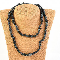 Long necklace pieces Stones - flaked obsidian