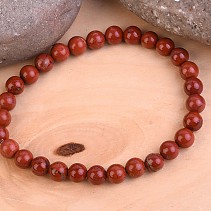 Red jasper bracelet beads 6 mm