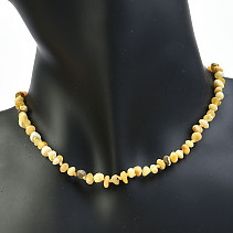 Amber necklace lighter 35 cm (children's size)