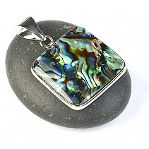 Paua paua seashell jewelery metal