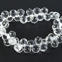 Drop Bracelet Cut Crystal 10 x 7mm
