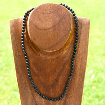 Dark synthetic avanturine necklace 50cm