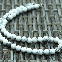 Necklace made of magnesite stone 8mm