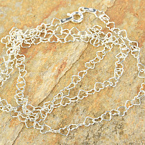 Chain with hearts 50cm Ag 925/1000