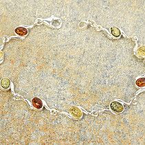 Amber Ag 925/1000 Bracelet 18cm - 6g