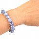 Quartz ball bracelet in lavender color 10mm
